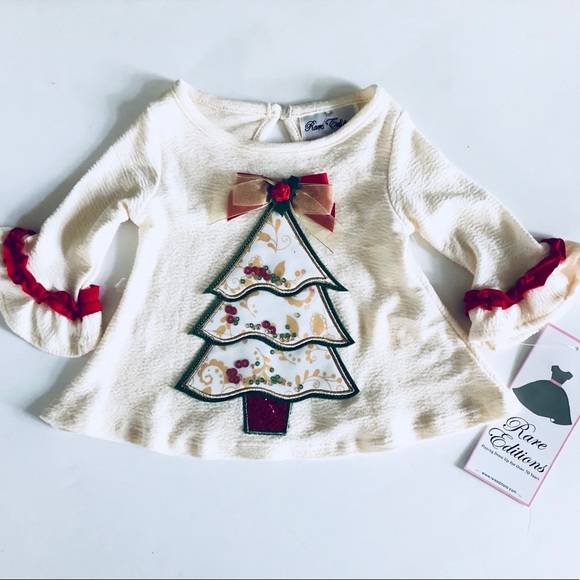 Baby Girl Christmas Appliqué 2 Piece Set 3Mos NWT - Picture 3 of 8